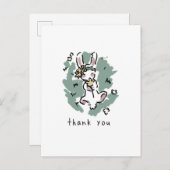 Cute konijn✨️ briefkaart (Voorkant / Achterkant)