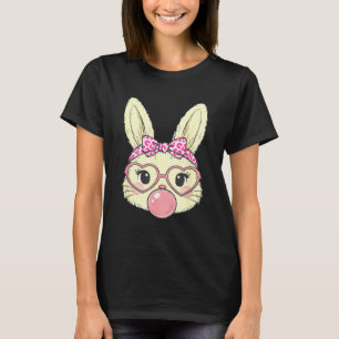 Cute Konijn Konijn Gezicht Voor Vrouwen Meisjes Ki T-shirt