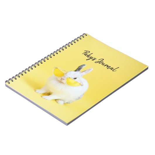 Cute Konijn Notitieboek (Linkerzijde)