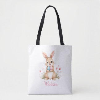 Cute konijn, tas met op maat gemaakte naam voor pa