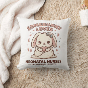 Cute Konijnen Kinderkamer Kussen