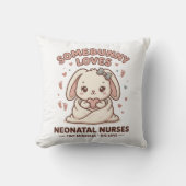 Cute Konijnen Kinderkamer Kussen (Voorkant)