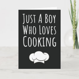 Cute Kookkaarten Voor Jongens Voor Kinderen Kinder Kaart