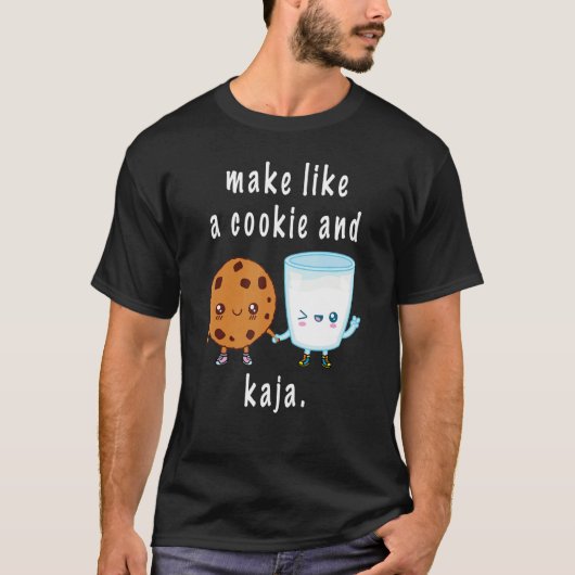 Cute Koreaans Taal Joke maakt als een koekje en ee T-shirt (Voorkant)