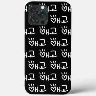 Cute Korean 애 교 Aegyo Hangul Language Hoesje-Mat Case-Mate iPhone Case