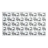 Cute Korean 애 교 Aegyo | Hangul Language Kussensloop (Achterkant-Rechts)