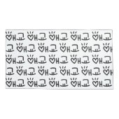 Cute Korean 애 교 Aegyo | Hangul Language Kussensloop (Achterkant-Links)