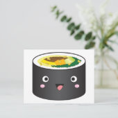 Cute Korean Gimbap Briefkaart (Staand voorkant)