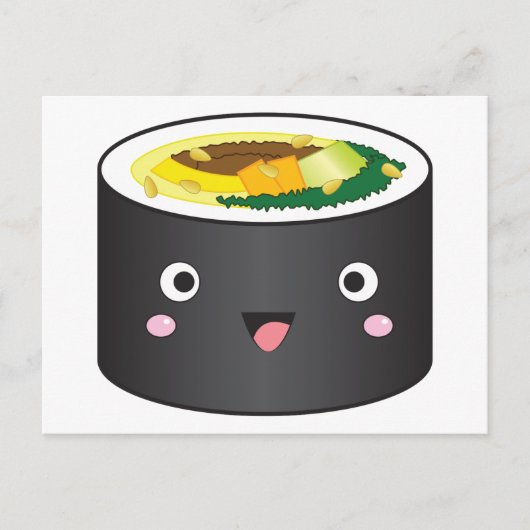 Cute Korean Gimbap Briefkaart (Voorkant)