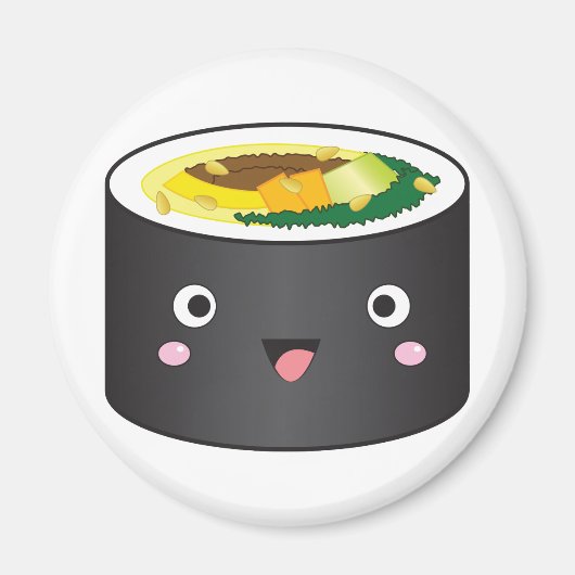 Cute Korean Gimbap Magneet (Voorkant)