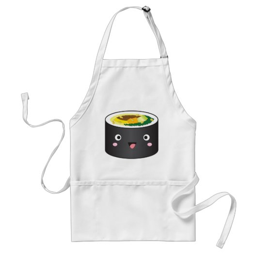 Cute Korean Gimbap Standaard Schort (Voorkant)