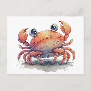 Cute Krabkaart Briefkaart