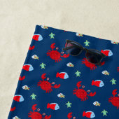 Cute Krabpatroon voor Kinderen Strandlaken (In situ)