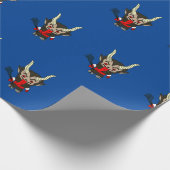 Cute Krampus Cadeaupapier (Hoek)