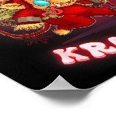 Cute Krampus Pajamas Kids Mens Womens Christmas  Poster (Hoek)