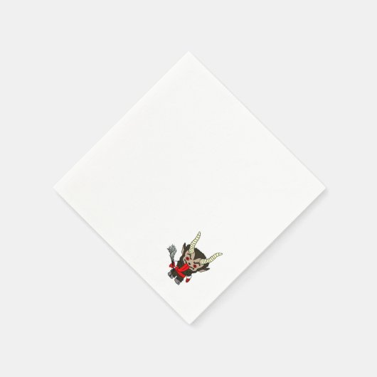 Cute Krampus Servet (Hoek)