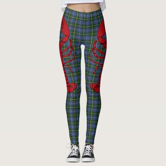Cute kreeft strand Nova Scotia leggings (Voorkant)