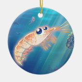 Cute Krill Keramisch Ornament (Voorkant)