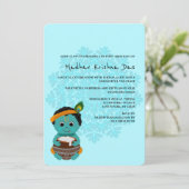 Cute Krishna kaart voor verjaardag - Krishna kunst (Staand voorkant)