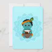 Cute Krishna kaart voor verjaardag - Krishna kunst (Achterkant)