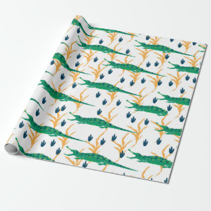 Cute krokodillen naadloos patroon. Cartoons. Cadeaupapier
