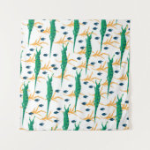 Cute krokodillen naadloos patroon. Cartoons. Wandkleed (Voorkant (horizontaal))