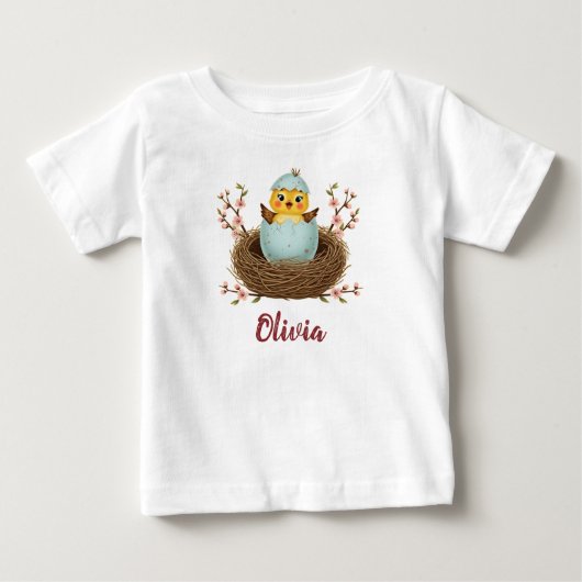 Cute Kuiken in Uitkomend Ei (Voorkant)