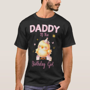 Cute Kuiken Verjaardag Meisje Boerderij Eerste Fee T-shirt