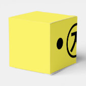 Cute Kuma Beer Kaomoji Japanse Emoticon Text Art Bedankdoosjes (Achterkant)