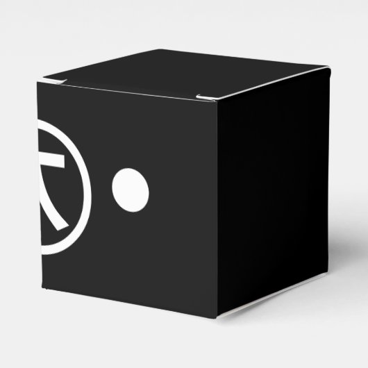 Cute Kuma Beer Kaomoji Japanse Emoticon Text Art Bedankdoosjes (Voorkant Zijde)