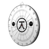 Cute Kuma Beer Kaomoji Japanse Emoticon Text Art Dartbord (Voorkant Rechts)