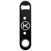 Cute Kuma Beer Kaomoji Japanse Emoticon Text Art Speed Flessenopener (Voorkant)