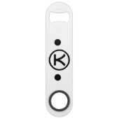 Cute Kuma Beer Kaomoji Japanse Emoticon Text Art Speed Flessenopener (Voorkant)