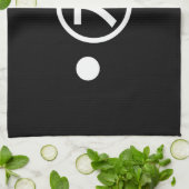 Cute Kuma Beer Kaomoji Japanse Emoticon Text Art Theedoek (Gevouwen)