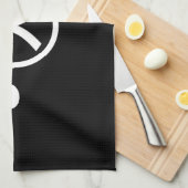 Cute Kuma Beer Kaomoji Japanse Emoticon Text Art Theedoek (Quarter Fold)