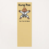 Cute Kung Poo Karate Yogamat (Voorkant)