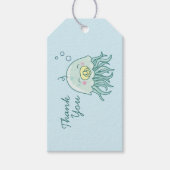 Cute kwalbabyfeest Kawaii bedankt Cadeaulabel (Voorkant)