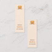 Cute Lab Retriever Dog Bladwijzer Quote Mini Visitekaartje (Voorkant / Achterkant)