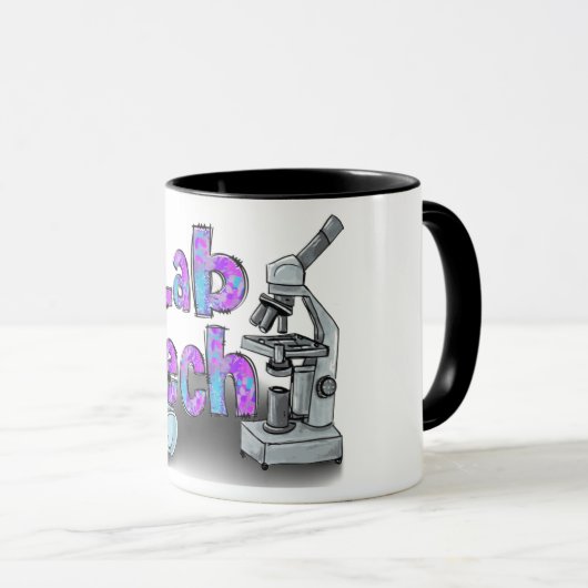Cute Lab Tech Mok (Voorkant rechts)