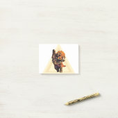 Cute Labradoodle Post-it® Notes (Op bureau)