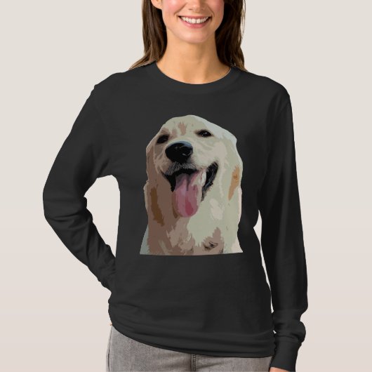Cute Labrador 193 T-shirt (Voorkant)