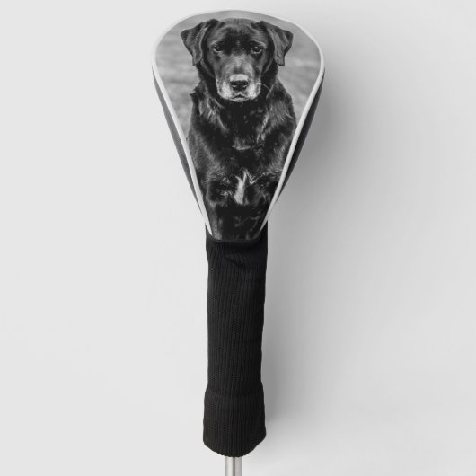 Cute Labrador Black Dog Puppy Pet Golfheadcover (Voorkant)