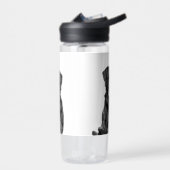 Cute Labrador Black Dog Puppy Pet Waterfles (Links)