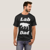 Cute Labrador Dad Dog T-shirt (Voorkant volledig)