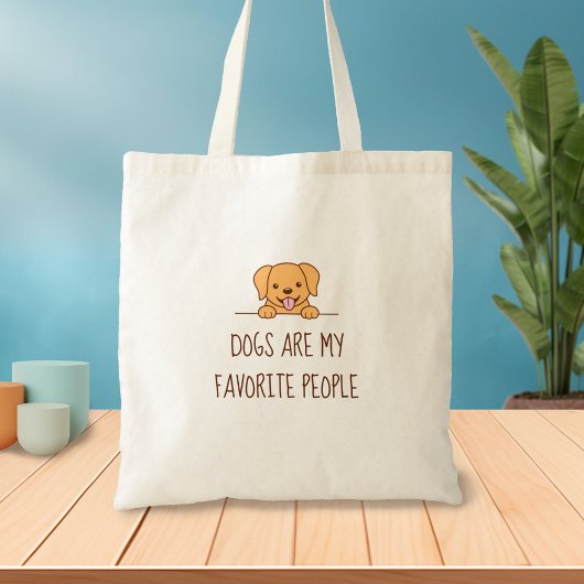 Cute Labrador Dog Peking boven Citaat Tote Bag