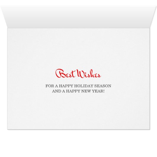 Cute Labrador Dog Prettige feestdagen Wishes (Binenzijde Horizontaal (Onderkant))