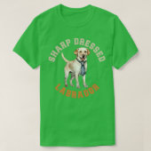 Cute Labrador Dog T-shirt (Design voorkant)