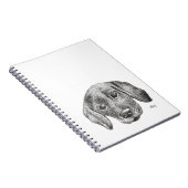 Cute Labrador Puppy Sketchbook Notitieboek (Rechterzijde)
