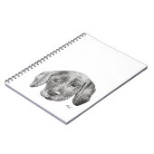 Cute Labrador Puppy Sketchbook Notitieboek (Linkerzijde)