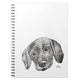 Cute Labrador Puppy Sketchbook Notitieboek
